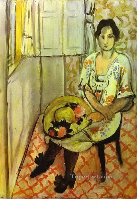Mujer sentada 1919 fauvismo abstracto Henri Matisse Pintura al óleo